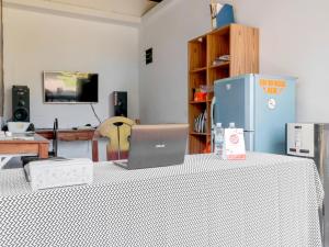 Köök või kööginurk majutusasutuses Sekar Arum Riverside Resort in Canggu