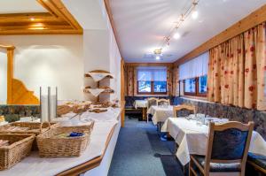 Et opholdsområde på Hotel Garni Golfais