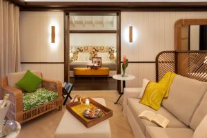 Posezení v ubytování Hôtel Barrière Le Carl Gustaf St Barth