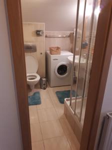Kúpeľňa v ubytovaní Kamilla Apartman Villapark