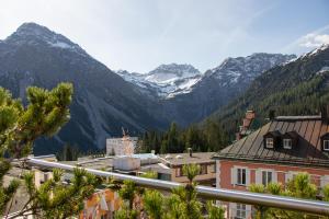 Vue générale sur la montagne ou vue sur la montagne depuis l'appartement