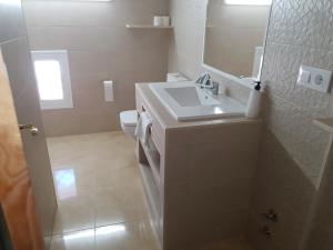 Łazienka w obiekcie Hostal Málaga