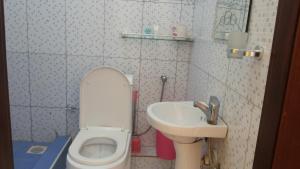 Koupelna v ubytování RoseVilla Hotel