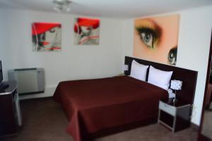 Postel nebo postele na pokoji v ubytování Motel Anghel