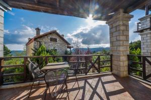 A balcony or terrace at Abelos Villas