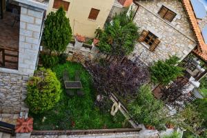 A garden outside Abelos Villas