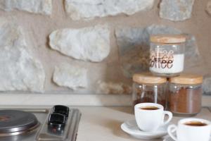 Coffee and tea making facilities at Abelos Villas
