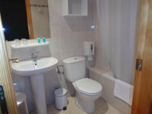 Koupelna v ubytování Hostal El Retiro