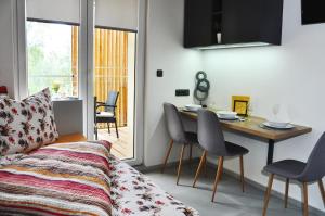 Posteľ alebo postele v izbe v ubytovaní Apartmány Stožec - Bella Premium