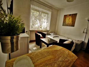Część wypoczynkowa w obiekcie Krakow Centrum Gurgacza Apartments