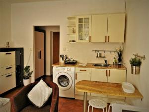 Kuchnia lub aneks kuchenny w obiekcie Krakow Centrum Gurgacza Apartments