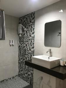 Koupelna v ubytování Green guesthouse kohchang