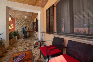 Posezení v ubytování Beautiful villa Esperanza with private pool near the beach