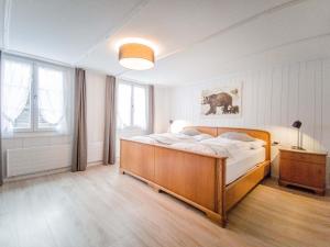 Voodi või voodid majutusasutuse Hotel Bären Guttannen toas