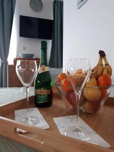 Nápoje v ubytovaní Kamilla Apartman Villapark