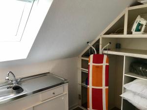 Ein Bett oder Betten in einem Zimmer der Unterkunft Ferienhaus "Auf dem Bremsberg"