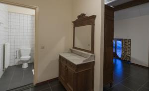 RichelleにあるApartments Cour d'Aixの洗面台とトイレ付きのバスルーム +59枚の写真