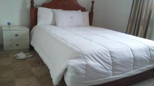 Postel nebo postele na pokoji v ubytování St Lira Hotel