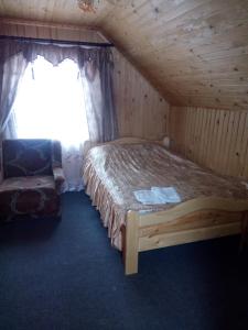 Postel nebo postele na pokoji v ubytování Edelveys