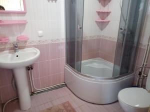 Koupelna v ubytování Edelveys + 37 fotografií