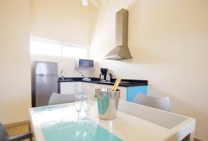 Kuchnia lub aneks kuchenny w obiekcie Dolphin Suites & Wellness Curacao