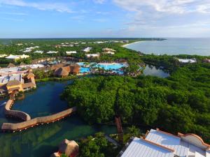 an aerial view of the resort and the water park at Grand Palladium White Sand Resort & Spa - All Inclusive in Akumal