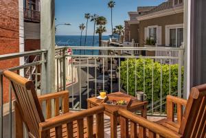 Balkón nebo terasa v ubytování The Avalon Hotel in Catalina Island