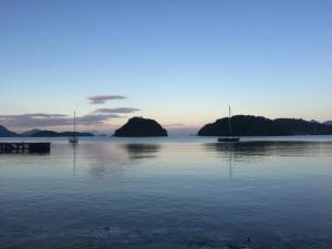 a large body of water with boats in it at Casa Verde e Mar in Angra dos Reis