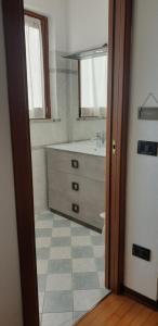 Koupelna v ubytování B&B Chanoux