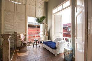 Balkón nebo terasa v ubytování Azure Hostel Bangkok