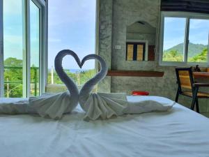 Postel nebo postele na pokoji v ubytování Life koh tao resort