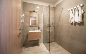 Kúpeľňa v ubytovaní Hotel Szeghalom