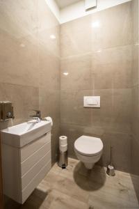 Kúpeľňa v ubytovaní Hotel Szeghalom