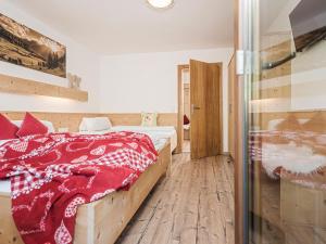 Łóżko lub łóżka w pokoju w obiekcie Apartment Aschenwald Elisabeth