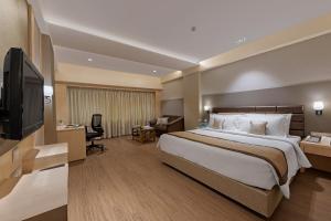 TV a/nebo společenská místnost v ubytování The Fern Residency Aurangabad - Chhatrapati Sambhaji Nagar