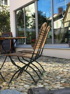 Patio nebo venkovní prostory v ubytování Schmuckkästle am Hafen