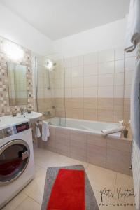Koupelna v ubytování Luxurious, lovely and romantic apartment in Tabor