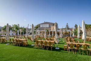 Restaurace v ubytování Anemos Suites by Estia