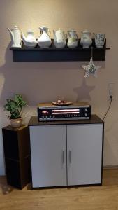 Kuchyň nebo kuchyňský kout v ubytování Apartment Dietze