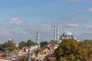 Vue générale sur Istanbul ou vue de la ville depuis l'hôtel