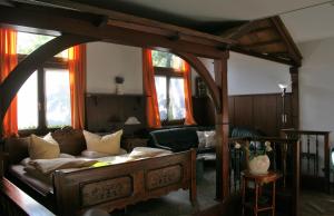 Posezení v ubytování Romantik Landhaus & Pension Klaps Liebling