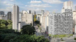 a view of a city with tall buildings at 360 São Luis in Sao Paulo +137 photos
