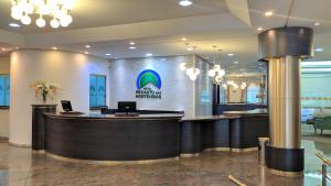 Lobbyen eller receptionen på Hotel Recanto das Hortênsias