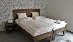 Postel nebo postele na pokoji v ubytování APLUS PARK