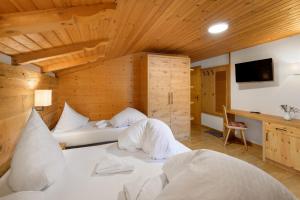 Postel nebo postele na pokoji v ubytování Walchauhof