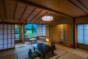 Area soggiorno di Kurobe View Hotel