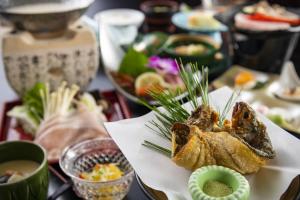 Cibo presso il ryokan o nelle vicinanze