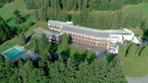 Pohľad z vtáčej perspektívy na ubytovanie Horský Hotel Neptun