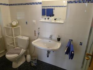 Koupelna v ubytování Alpenappartement Claudia