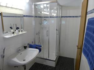 Koupelna v ubytování Alpenappartement Claudia